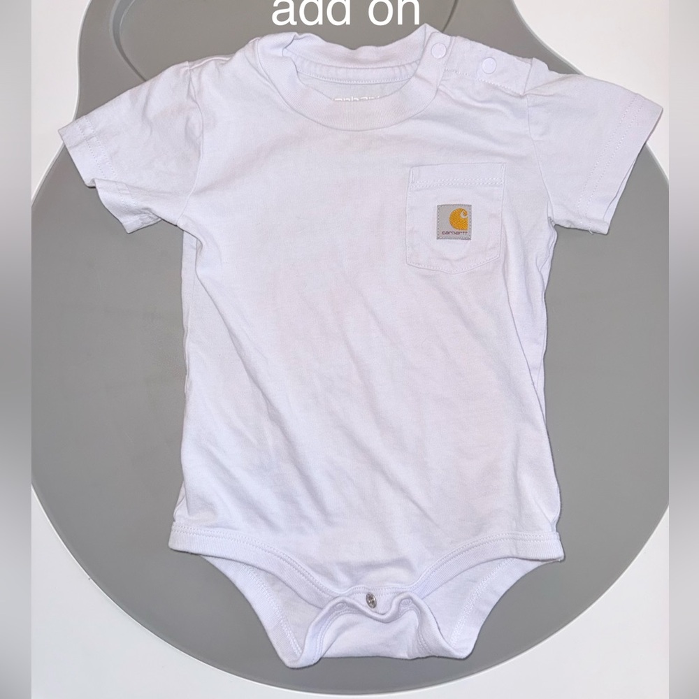 Carhartt Lilac Pocket Bodysuit with Logo Patch
